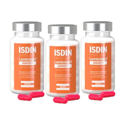Isdin Lambdapil Hairdensity, Embalagem 3 x 180 Cápsulas