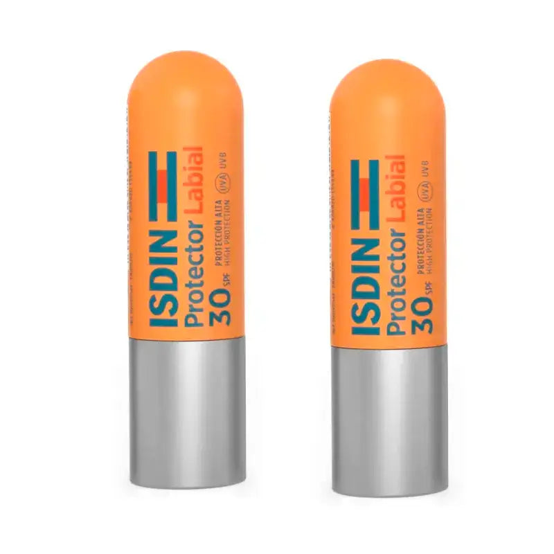Isdin Protetor labial SPF 30, embalagem 2 x 4 gr