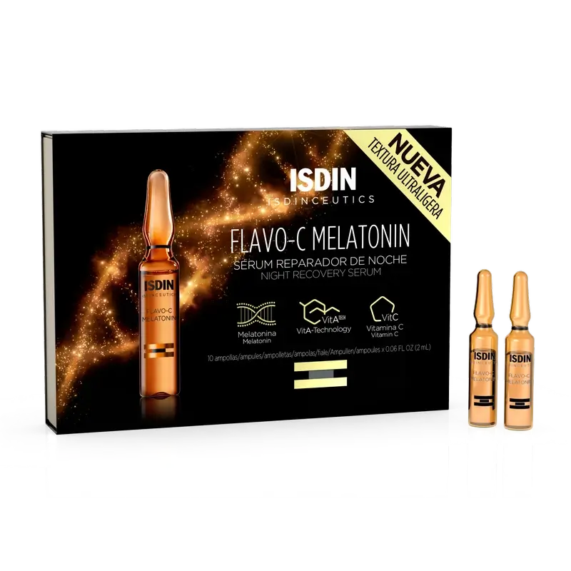 Isdinceutics Flavo-C Melatonina Ampolas 30 Unidades x 2 Ml