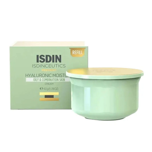 Isdinceutics Hyaluronic Creme para Pele Mista Oleosa Recarga 50 Ml