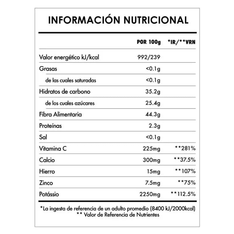 Iswari Baobab Pó Bio, 125 Gr