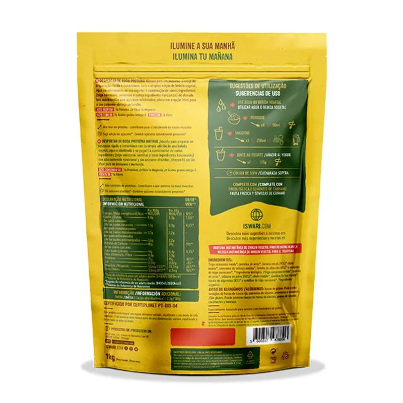 Iswari Buddha Awakening Morning Protein 360Gr. Biológico