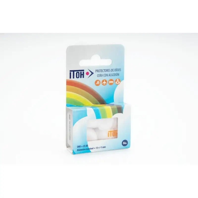 Estojo de cera para tampões de ouvido Itoh, 6 unidades