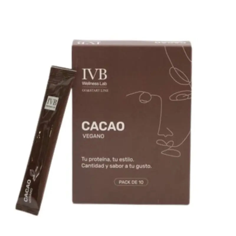 Ivb Wellness Lab Go&Start Line Sticks Sabor Cacau, 10 sticks