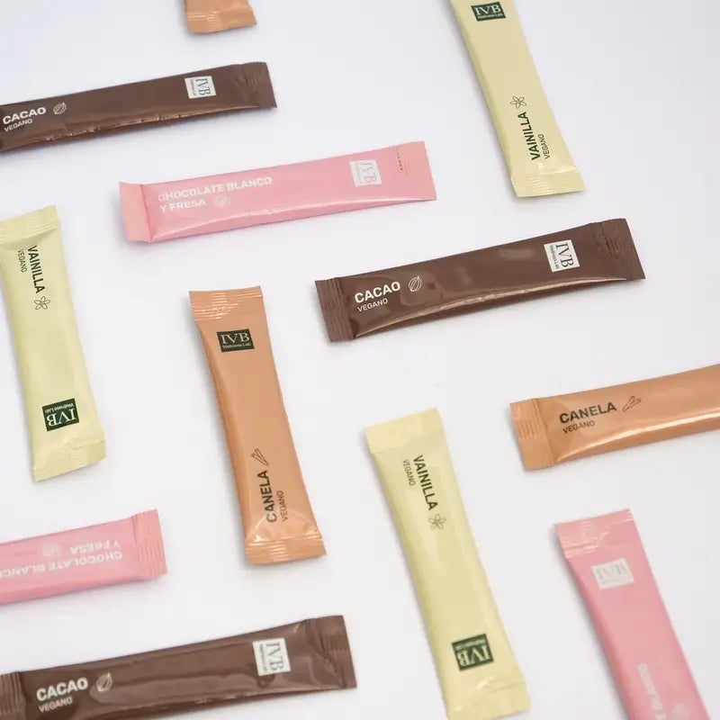 Ivb Wellness Lab Go&Start Line Sticks Sabor Chocolate Branco - Morango, 10 sticks