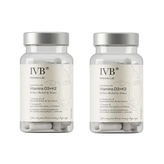 Ivb Wellness Lab Vitamina D3+K2, 2X90 Cápsulas