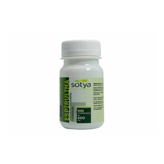 Sotya Spirulina 400 mg, 100 Comprimidos