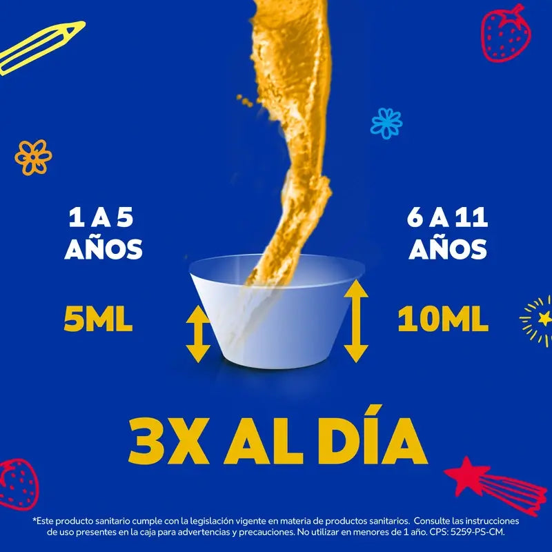 Vicks Formula Natura Xarope para a Tosse Infantil Mel Sabor Morango, 140 ml