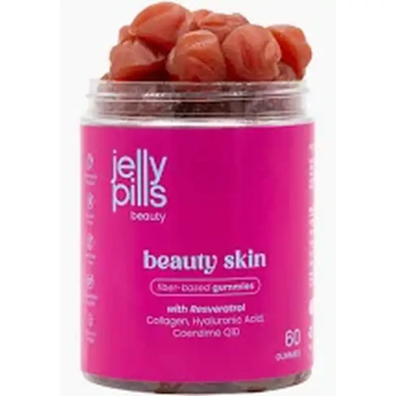 Jelly Pills Suplemento alimentar para a beleza da pele em formato de gomas, 60 gomas