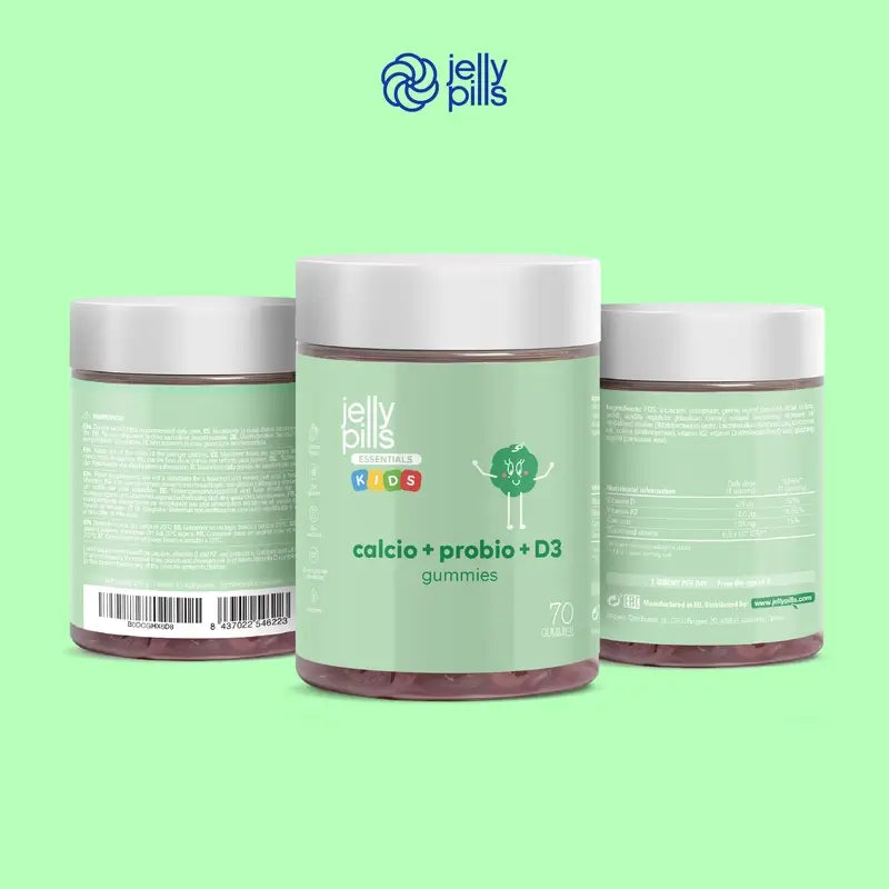 Jelly Pills Caclium+D3+K2+Propbio Kids , 70 gomas