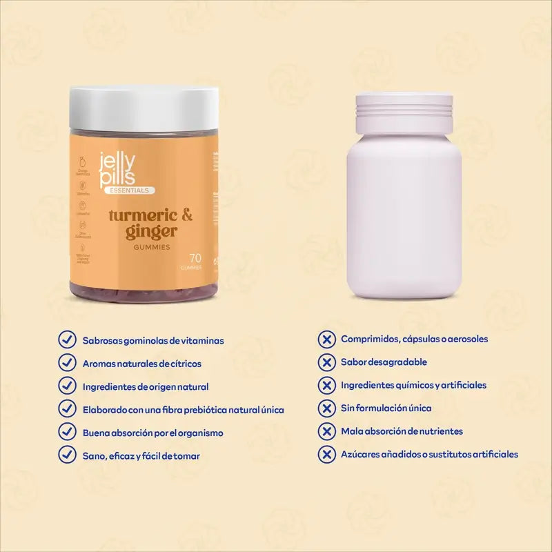 Jelly Pills Curcuma , 70 gomas