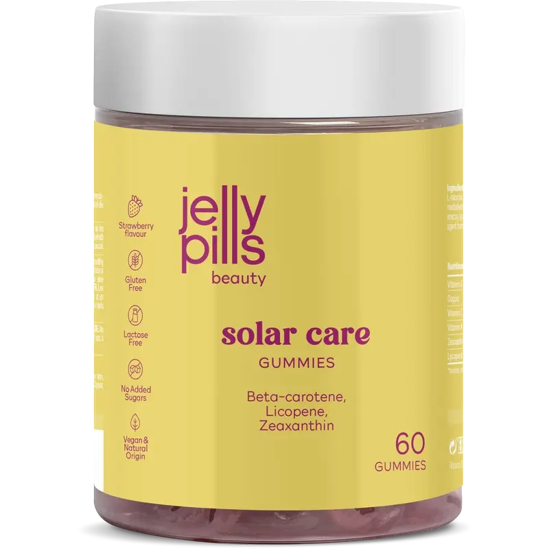 Jelly Pills Solar Care Suplemento Alimentar em formato de gomas, 60 gomas