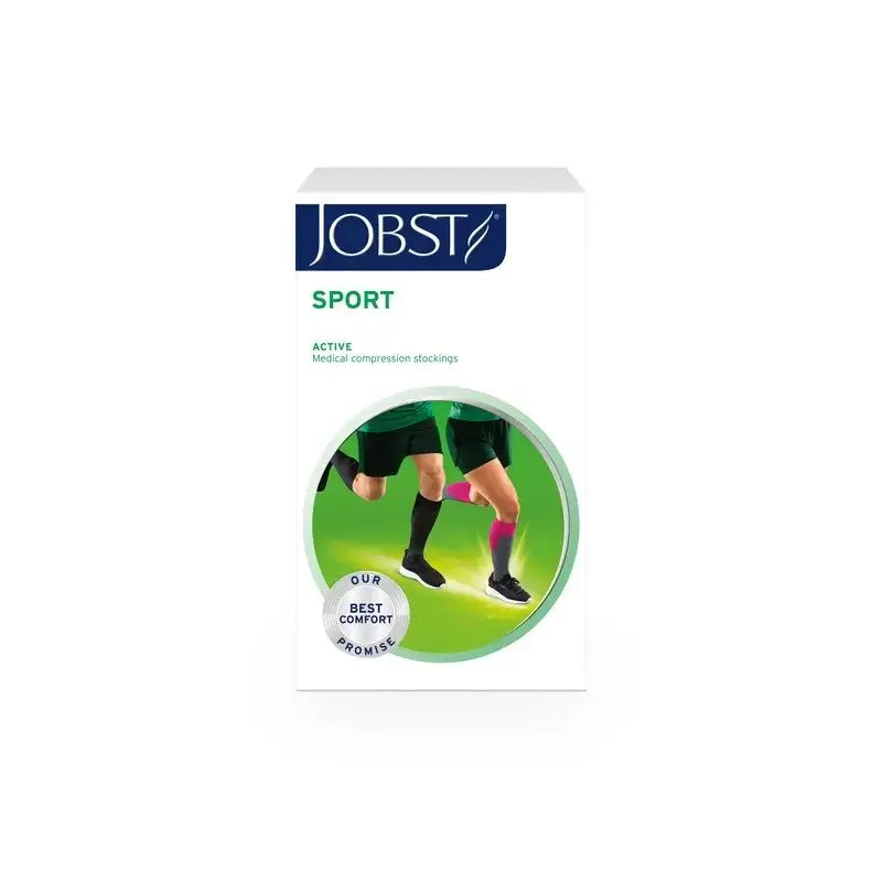 Meias Desportivas Jobst, Rosa/Cinzento, Tamanho M, 20-30 Mmhg