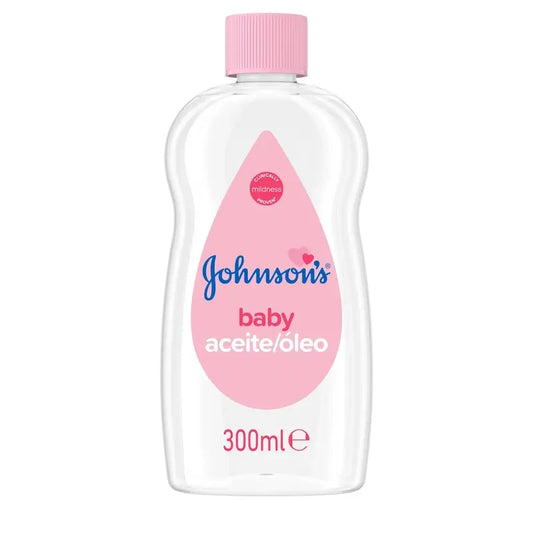 Óleo regular Johnson's Baby, deixa a pele suave e saudável, ideal para peles sensíveis, 300 ml