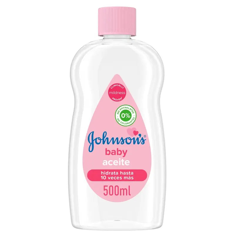 Óleo regular Johnson's Baby, deixa a pele suave e saudável, ideal para peles delicadas, 500 ml