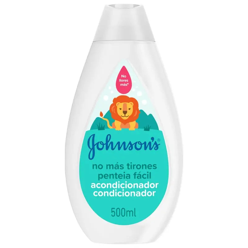 Johnson's Baby Condicionador Desembaraçante, Cabelo Comprido ou Encaracolado, Sem Lágrimas, Hipoalergénico, 500 ml