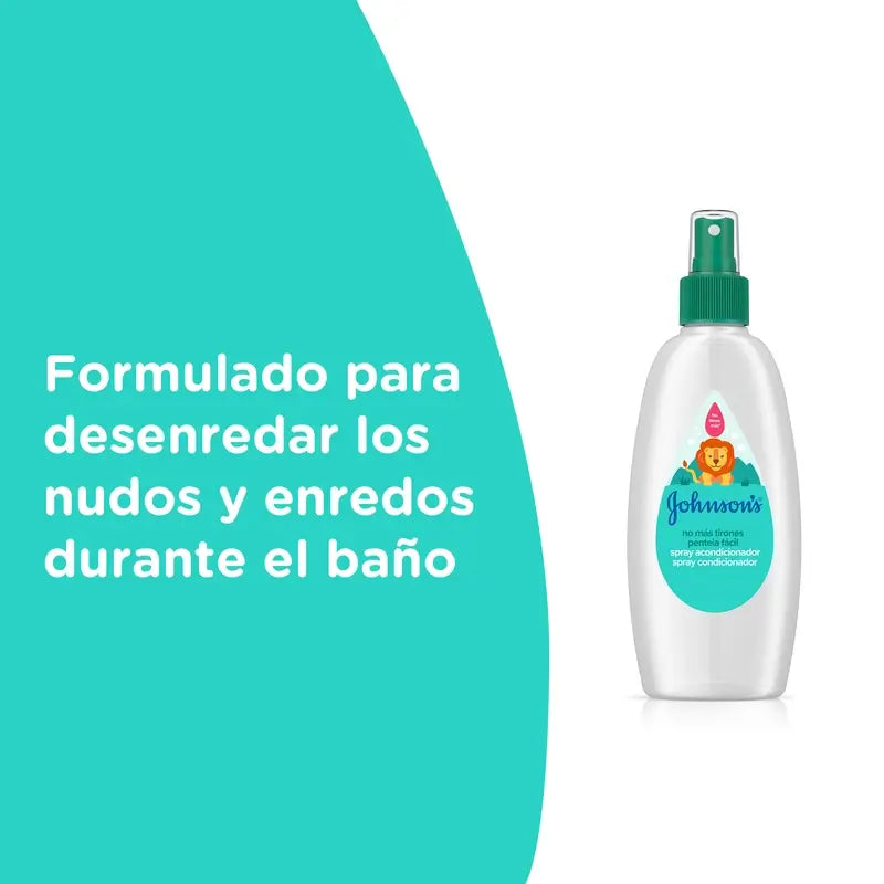 Johnson's Baby Spray Condicionador Sem Mais Puxões para Crianças, 200 ml
