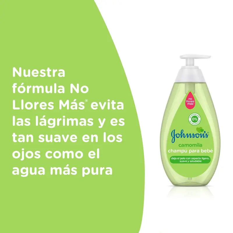 Johnson'S Baby Chamomile Shampoo com Dispensador, 500ml