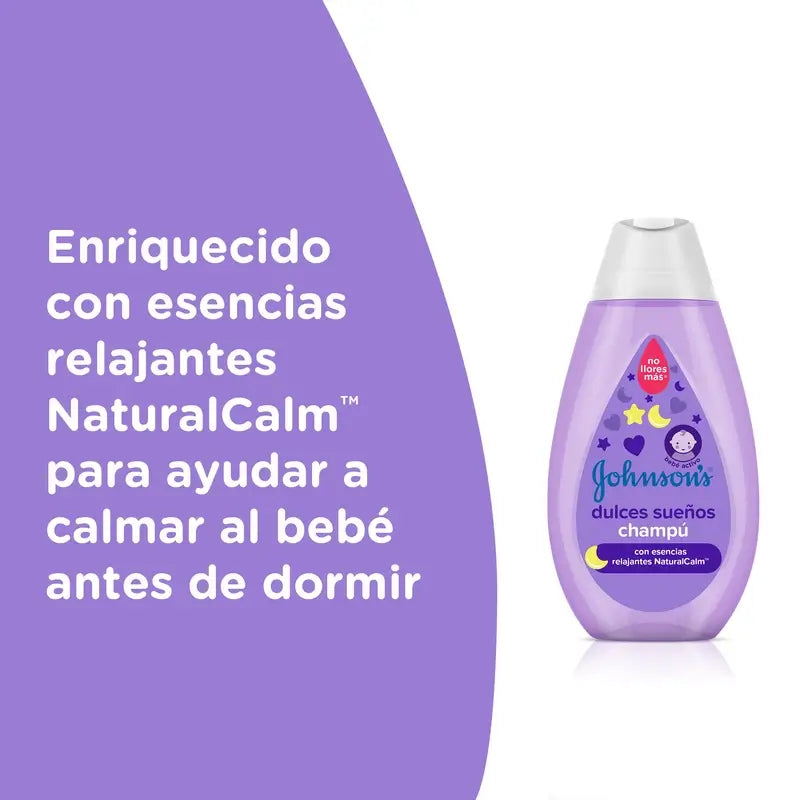 Johnson'S Baby Sweet Dreams, Champô de Essência Relaxante Naturalcalm, Lavanda e Camomila, 300 ml