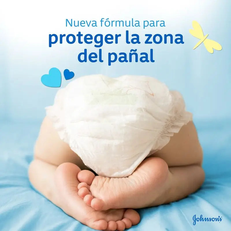 Johnson's Baby Creme Protetor para Fraldas, Pele Delicada do Bebé, 100ml