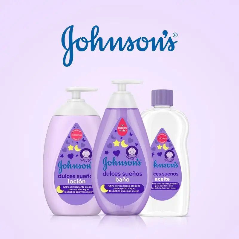 Johnson's Baby Sweet Dreams Gel de Banho Suave para o Cuidado da Pele, Uso diário, 750 ml