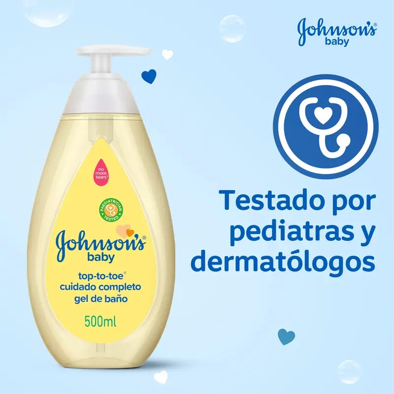 Gel de Banho Johnson's Baby Cuidado Completo, 500 ml