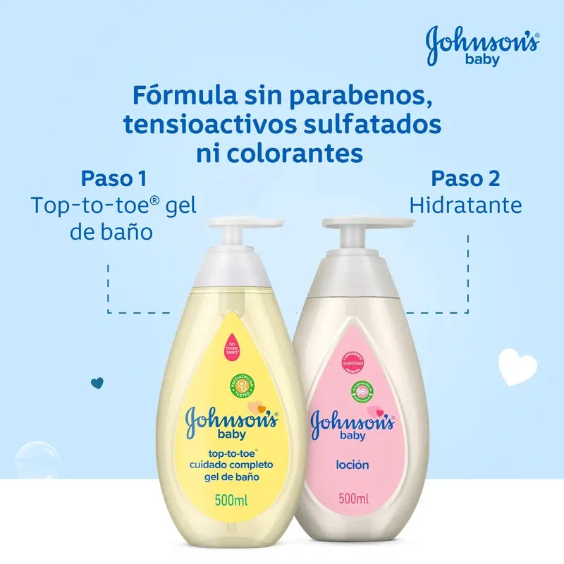 Gel de Banho Johnson's Baby Cuidado Completo, 500 ml