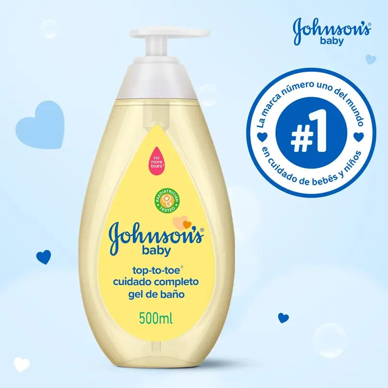 Gel de Banho Johnson's Baby Cuidado Completo, 500 ml