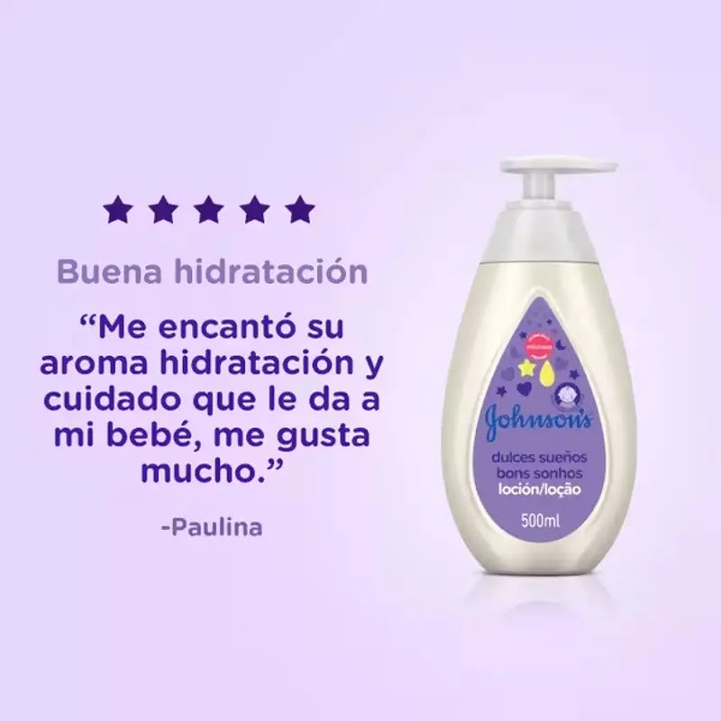 Johnson's Baby Loção Sweet Dreams Uso Diário, 500 ml