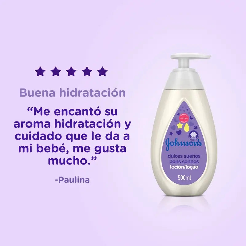 Johnson's Baby Loção Sweet Dreams Uso Diário, 500 ml
