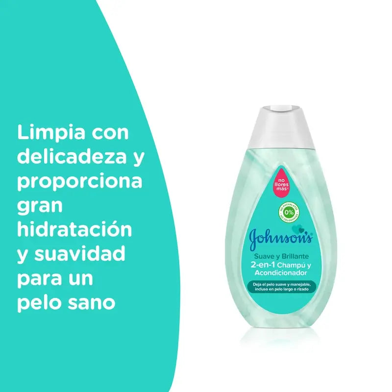 Johnson'S Baby Champô e Amaciador 2 em 1 Suave e Brilhante, 500 ml