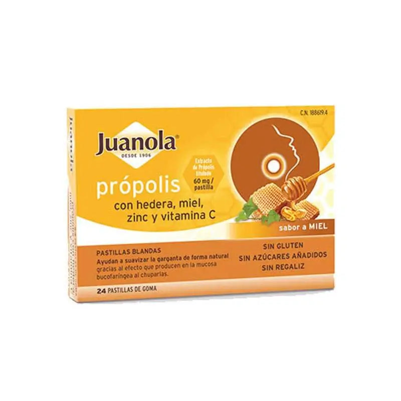 Mel Juanola Soft Pastilles Própolis