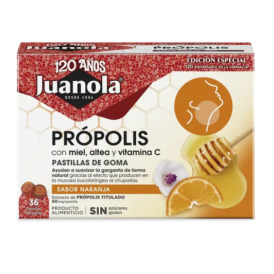 Juanola Própolis Laranja 72Gr, 36 unidades