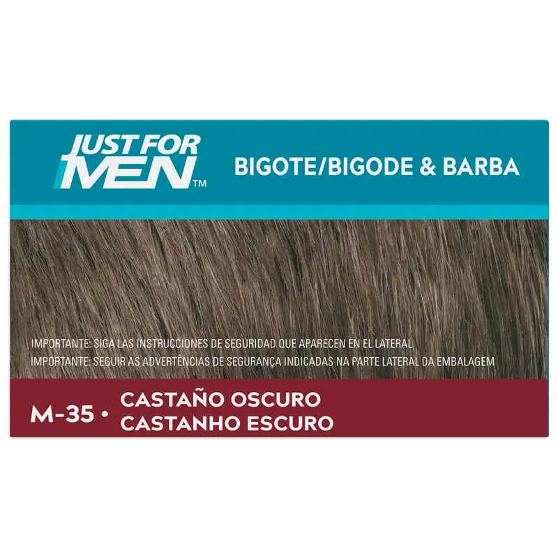 JUST FOR MEN Bigode e Gel Colorante de Barba Castanho claro 30 ml