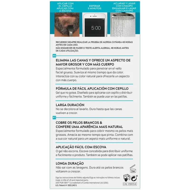 Just For Men Moustache and Beard Black