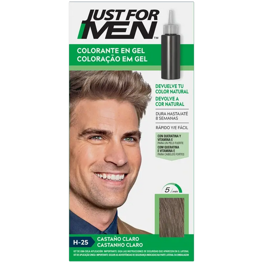 APENAS PARA HOMENS GEL DE COLORAÇÃO CASTANHA CLARA 30 ML