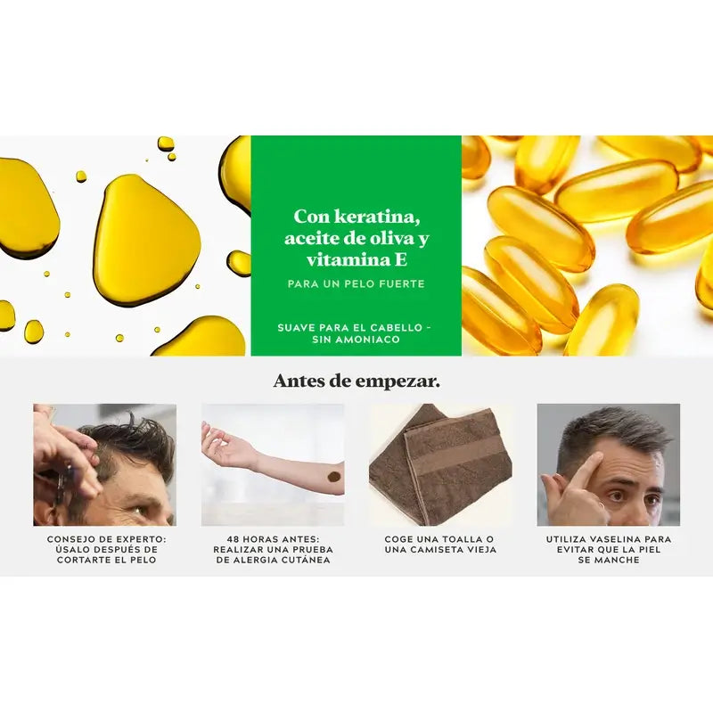 APENAS PARA OS HOMENS MÉDIO NATURAL DE CASTANHA GEL CORANTE 30 ML