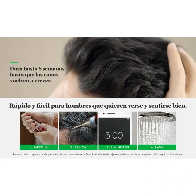 APENAS PARA HOMENS GEL DE TINTURA CASTANHO ESCURO 30 ML