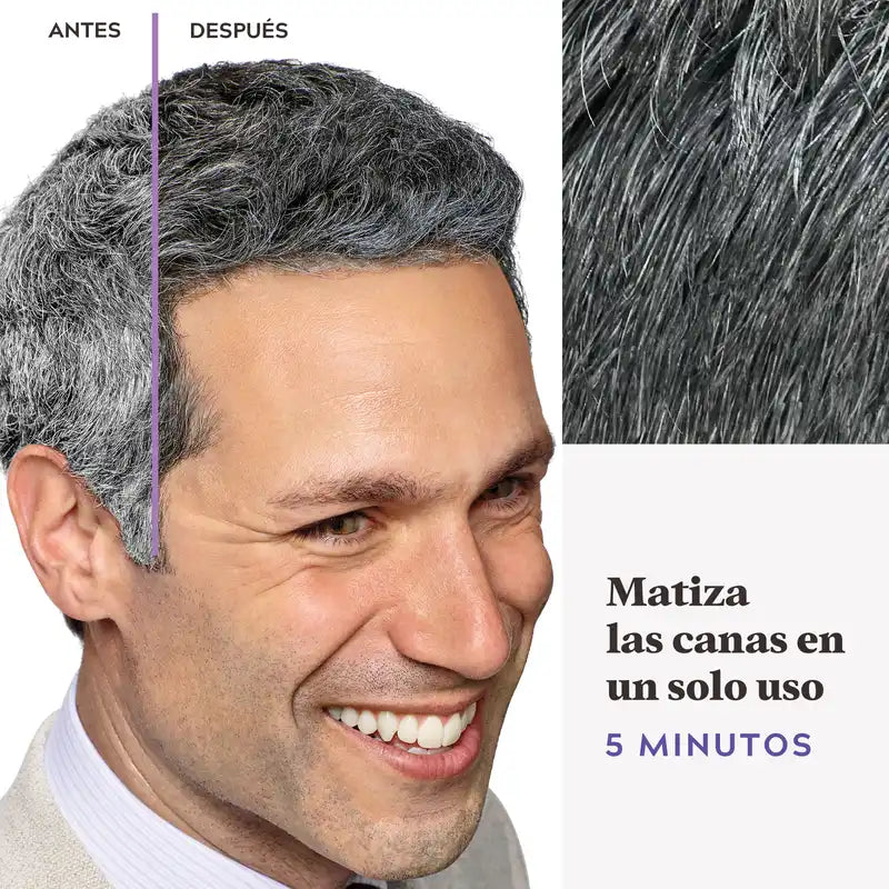 Just For Men Toque de cinzento castanho-preto