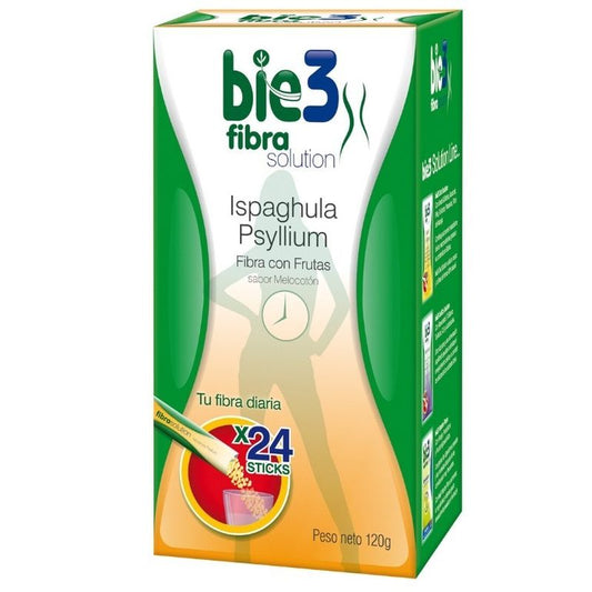 Bie3 Fibra com Fruta 3 G, 24 Sticks