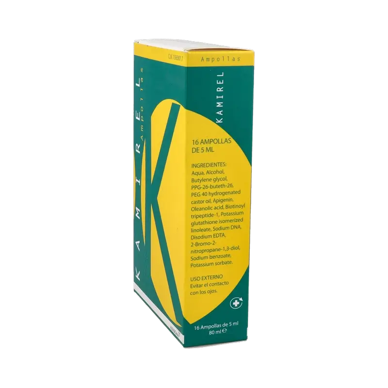 Bama Geve Kamirel Anti-perda de Cabelo 16 Ampolas x 5 ml