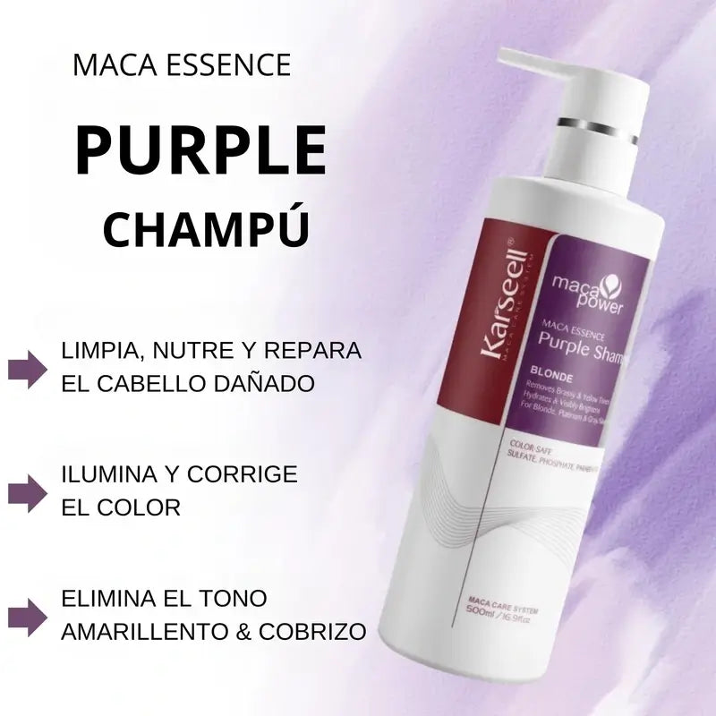 Karseell Champô Cabelo Púrpura , 500 ml