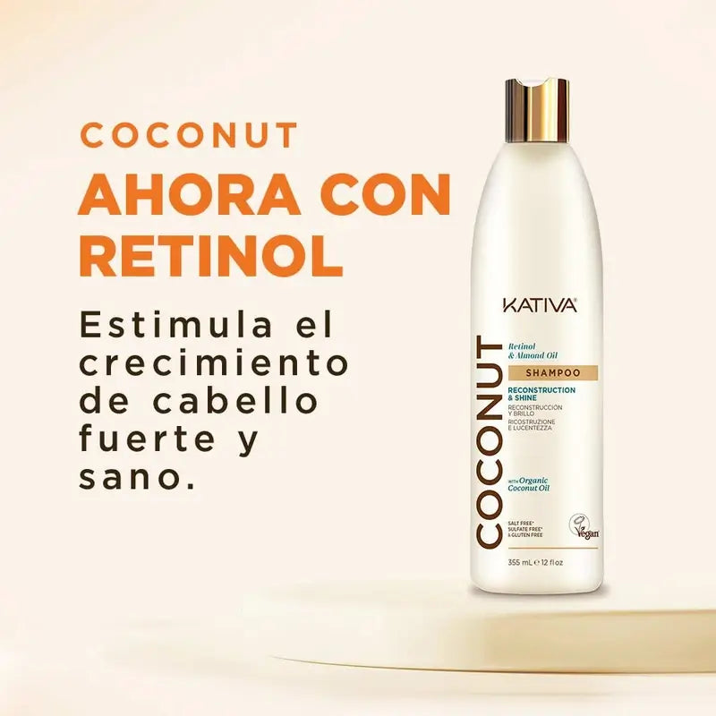 Champô Kativa Coco Amêndoa Ret , 500 ml