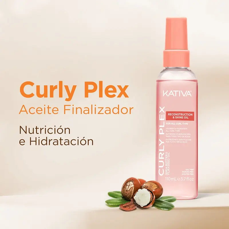 Kativa Curly Plex Óleo Reconstrutor e Brilhante , 110 ml