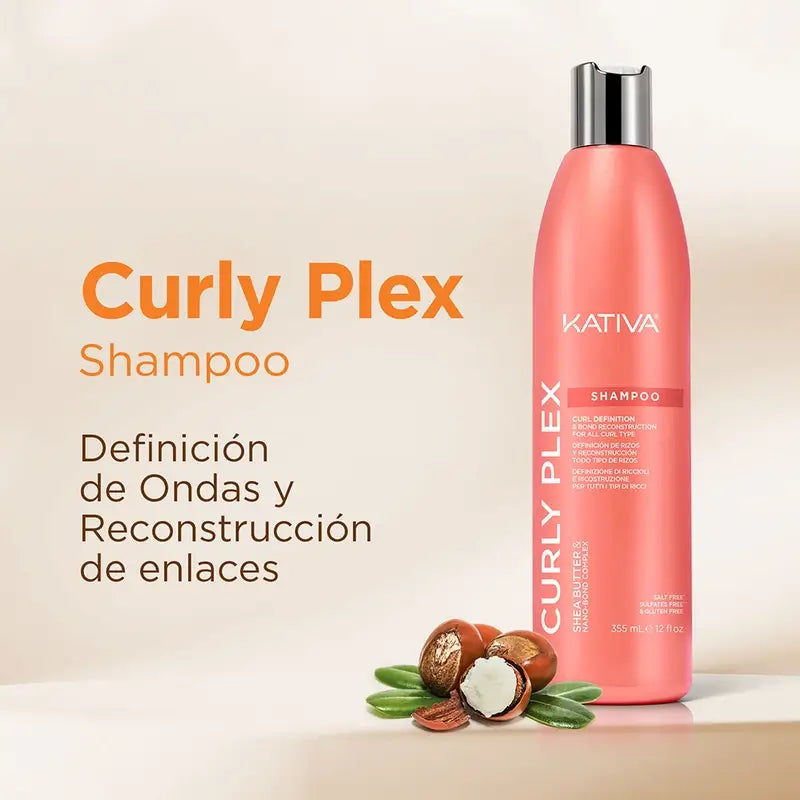 Champô Kativa Curly Plex , 355 ml