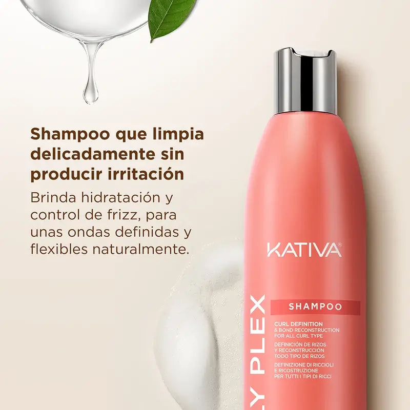 Champô Kativa Curly Plex , 355 ml