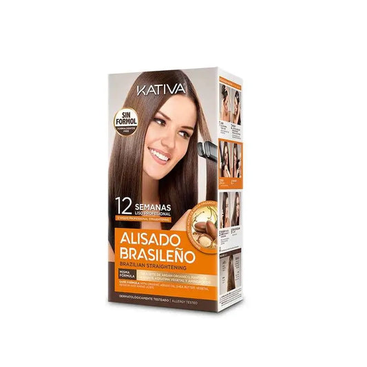 Kativa Keratin Straightening Kit com Ácido Hialurónico