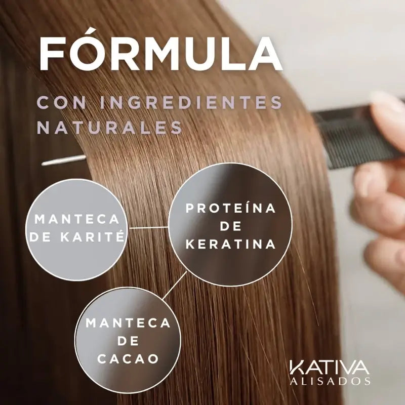 Kativa Keratin Kit Alisamento Brasileiro Express Veg, 1 unid.