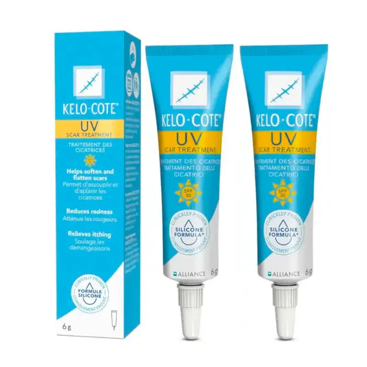 Kelo-Cote® Gel UV, Embalagem 2 x 6 Gr