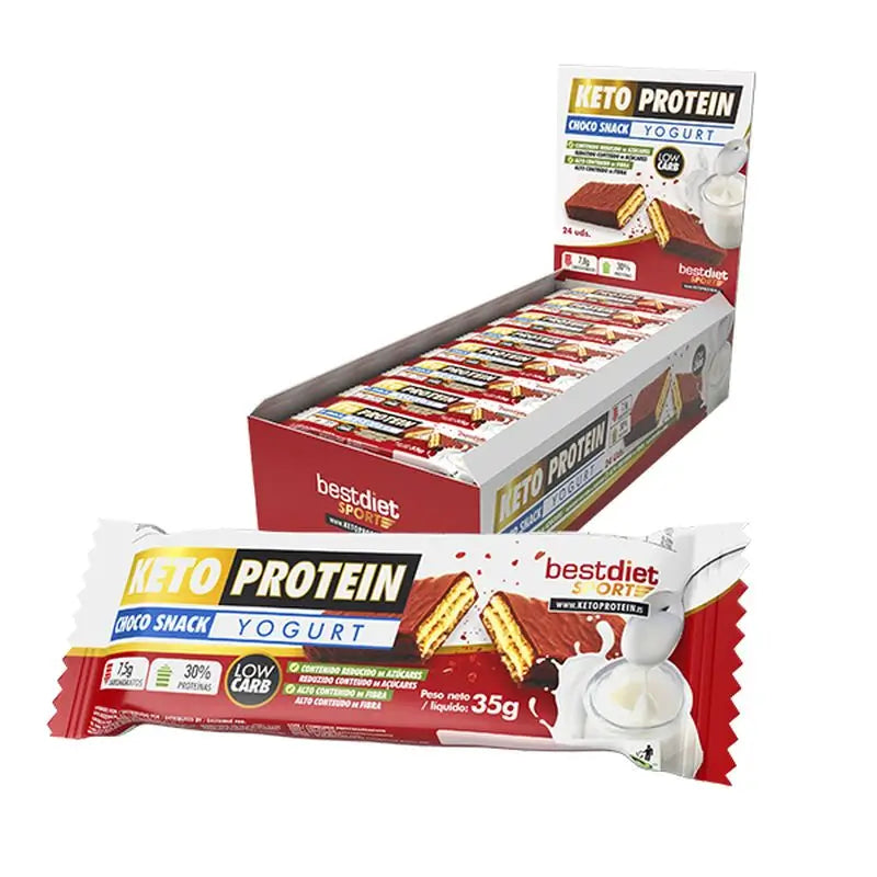 Keto Protein Choco Snack Yoghurt Bar, 1 unid.